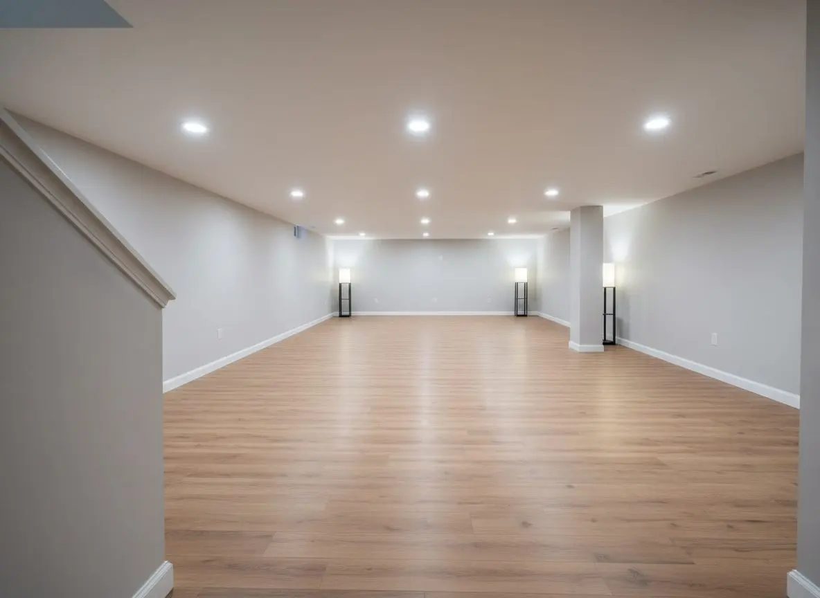 Full finish under a 1974 ranch in Lititz
