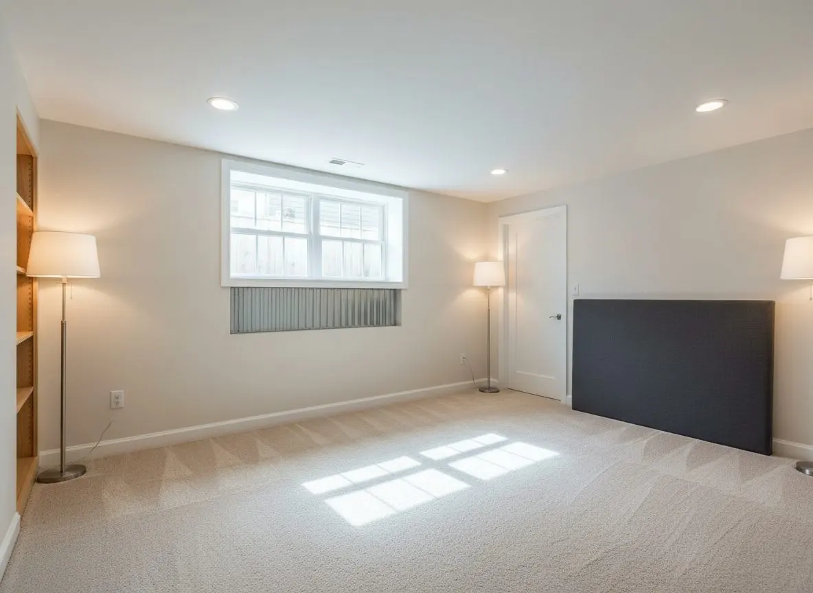 Egress bedroom in a rowhouse in Columbia